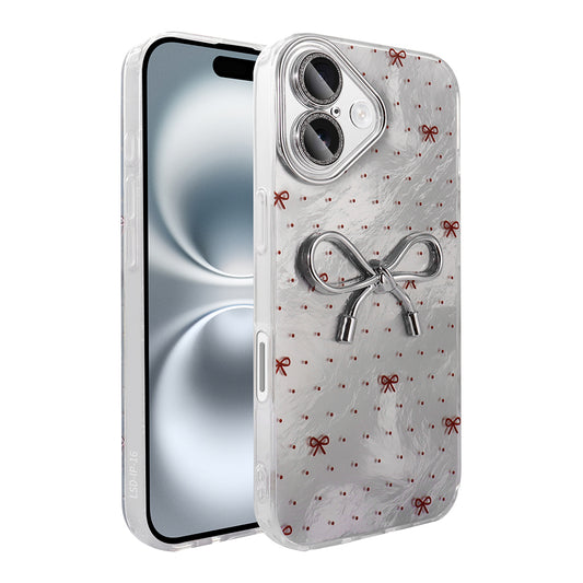 Apple iPhone 16 Kılıf Kamera Korumalı Figürlü Zore Ponti Silikon Kapak