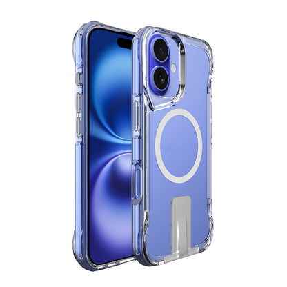 Apple iPhone 16 Kılıf M-safe Şarj Özellikli Zore T-Max Standlı Kapak