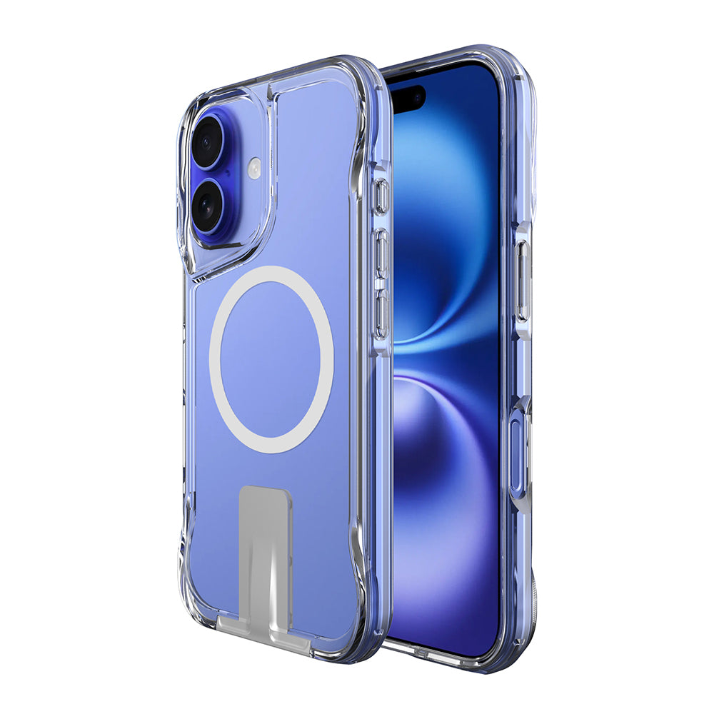 Apple iPhone 16 Kılıf M-safe Şarj Özellikli Zore T-Max Standlı Kapak