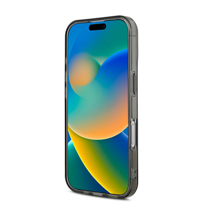 Apple iPhone 16 Kılıf Mercedes Benz Orjinal Lisanslı M-safe Şarj Özellikli Saydam Yüzey Silver Ring Kapak