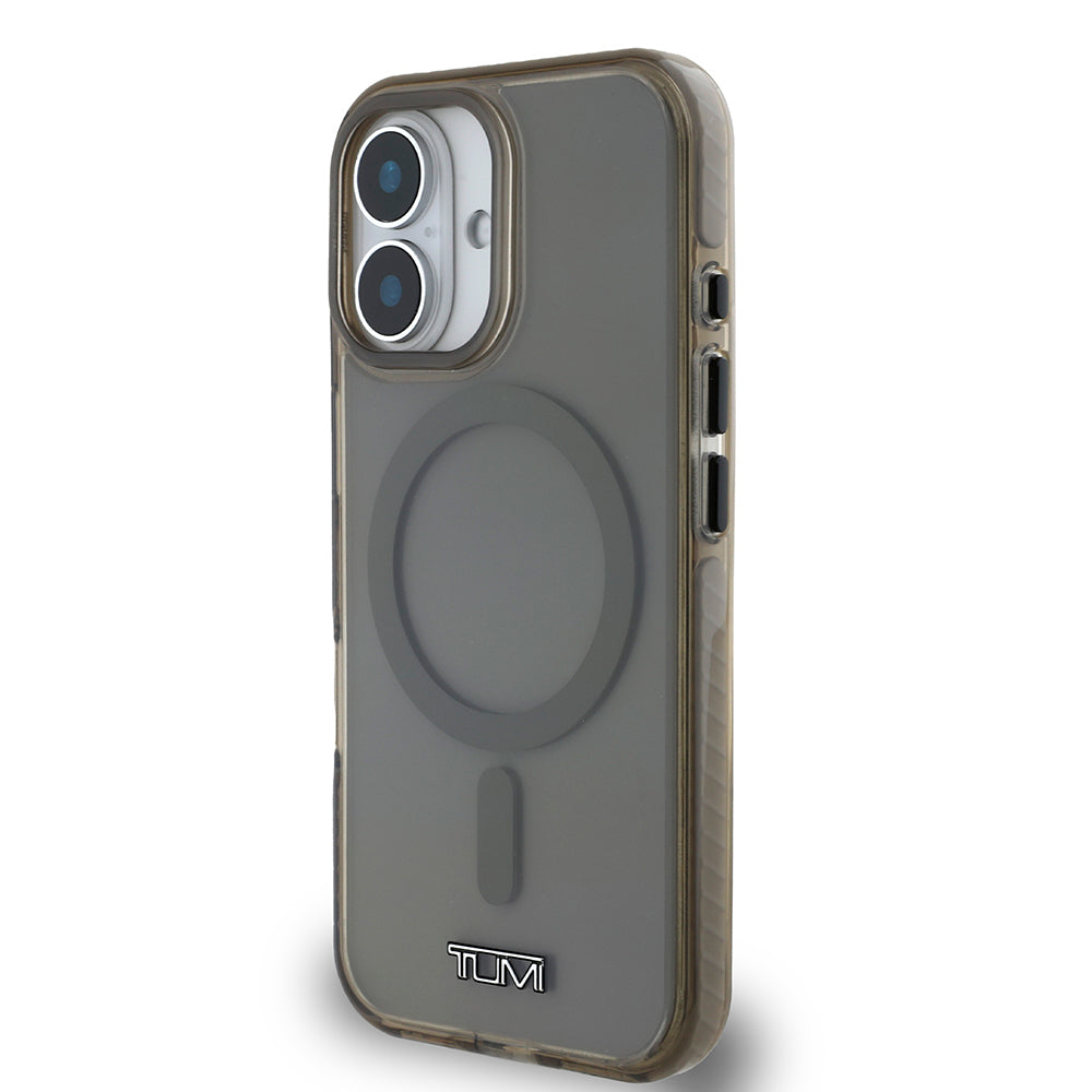 Apple iPhone 16 Kılıf TUMI Orjinal Lisanslı M-safe Şarj Özellikli Airbagli Transparan Kapak