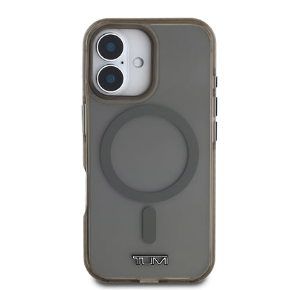 Apple iPhone 16 Kılıf TUMI Orjinal Lisanslı M-safe Şarj Özellikli Airbagli Transparan Kapak