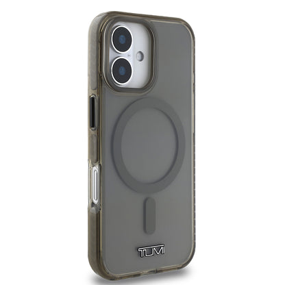 Apple iPhone 16 Kılıf TUMI Orjinal Lisanslı M-safe Şarj Özellikli Airbagli Transparan Kapak