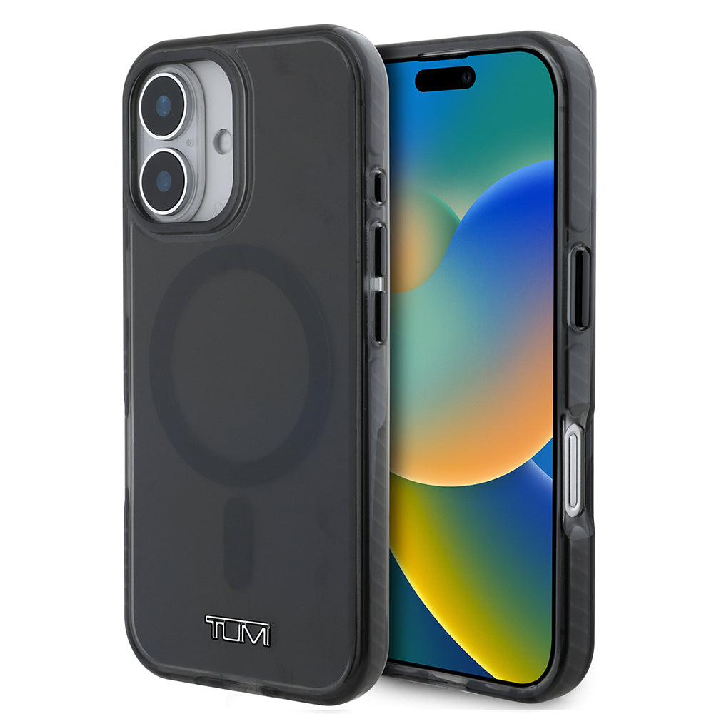 Apple iPhone 16 Kılıf TUMI Orjinal Lisanslı M-safe Şarj Özellikli Airbagli Transparan Kapak