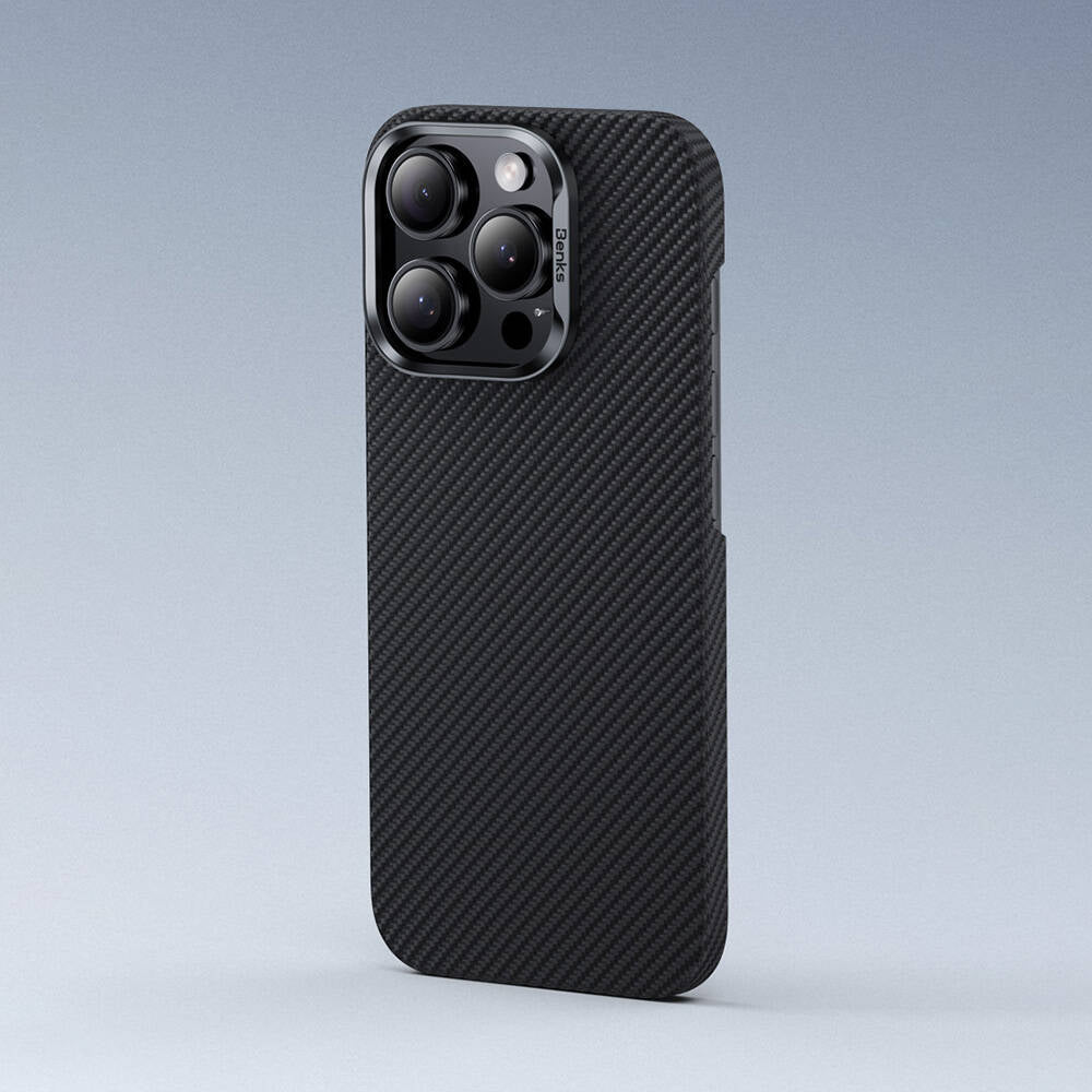 Apple iPhone 16 Plus Kılıf Benks M-safe Şarj Özellikli Magnetik ArmorAir 600D Kevlar Fiber Kapak