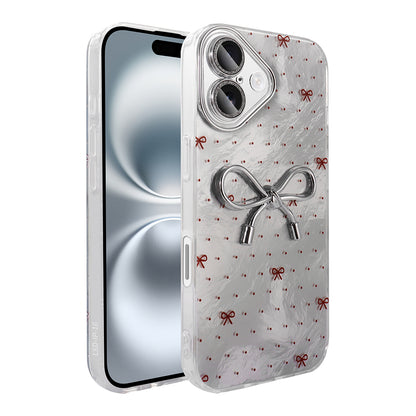 Apple iPhone 16 Plus Kılıf Kamera Korumalı Figürlü Zore Ponti Silikon Kapak