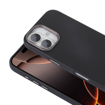 Apple iPhone 16 Plus Kılıf M-safe Şarj Özellikli PU Deri Zore Adora Kapak