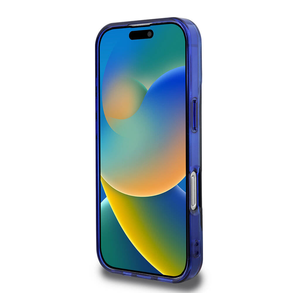 Apple iPhone 16 Pro Kılıf BMW Orjinal Lisanslı M-safe Şarj Özellikli M Logolu Üç Renk Çizgili Motorsport Circle Kapak