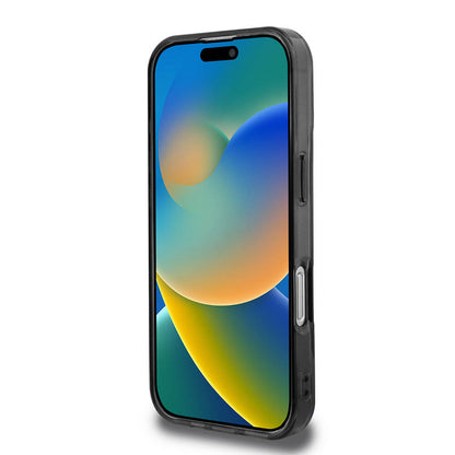 Apple iPhone 16 Pro Kılıf BMW Orjinal Lisanslı M-safe Şarj Özellikli M Logolu Üç Renk Çizgili Motorsport Circle Kapak