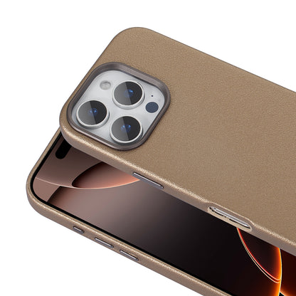 Apple iPhone 16 Pro Kılıf M-safe Şarj Özellikli PU Deri Zore Adora Kapak