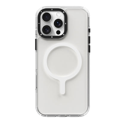 Apple iPhone 16 Pro Kılıf M-safe Şarj Özellikli YoungKit Crystal Color Serisi Kapak