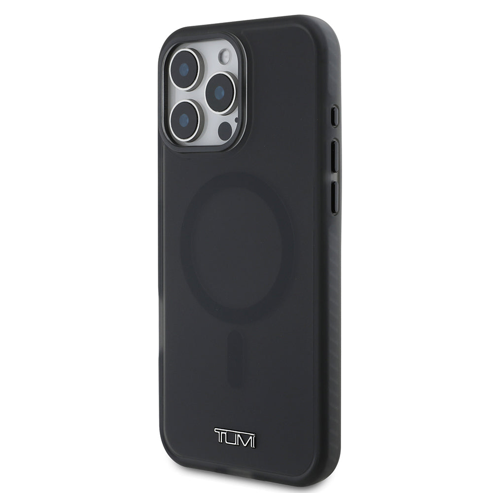 Apple iPhone 16 Pro Kılıf TUMI Orjinal Lisanslı M-safe Şarj Özellikli Airbagli Buzlu Transparan Kapak