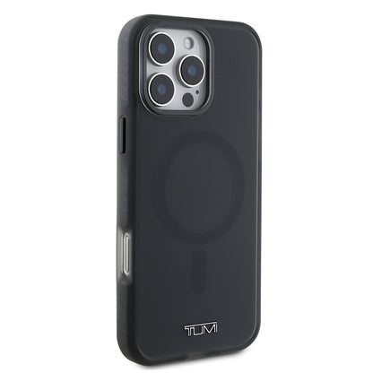 Apple iPhone 16 Pro Kılıf TUMI Orjinal Lisanslı M-safe Şarj Özellikli Airbagli Buzlu Transparan Kapak