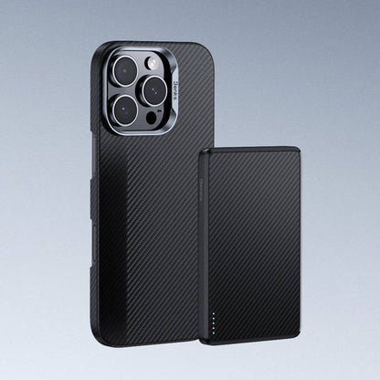 Apple iPhone 16 Pro Max Kılıf Benks M-safe Şarj Özellikli Magnetik ArmorAir 600D Kevlar Fiber Kapak