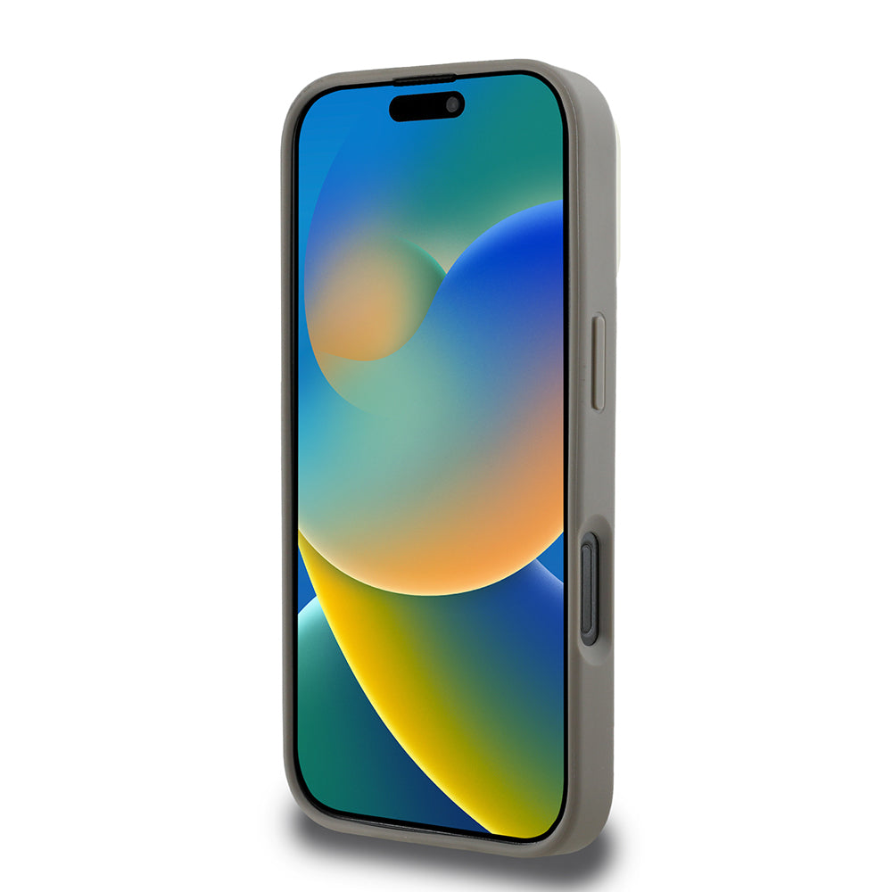 Apple iPhone 16 Pro Max Kılıf DKNY Orjinal Lisanslı M-safe Şarj Özellikli 3D Yazılı Checkered Pattern Kapak