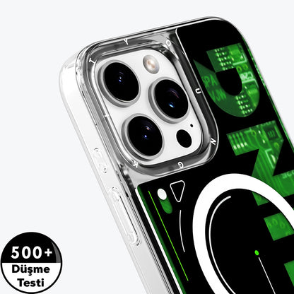 Apple iPhone 16 Pro Max Kılıf M-safe Şarj Özellikli Airbagli Çift Katmanlı Youngkit Future Streamer Serisi Kapak