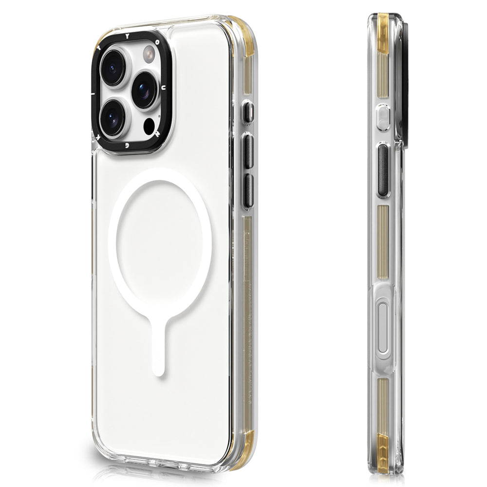 Apple iPhone 16 Pro Max Kılıf M-safe Şarj Özellikli YoungKit Crystal Color Serisi Kapak