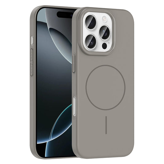 Apple iPhone 16 Pro Max Kılıf M-safe Şarj Özellikli Zore Ruby Sert Kapak