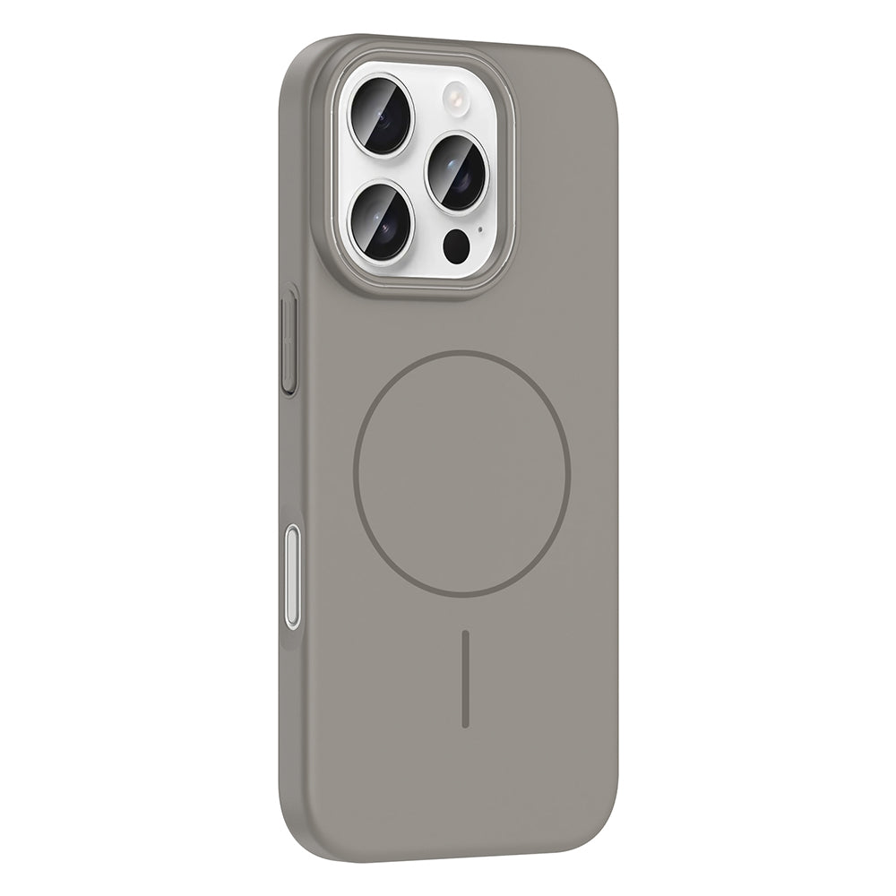 Apple iPhone 16 Pro Max Kılıf M-safe Şarj Özellikli Zore Ruby Sert Kapak