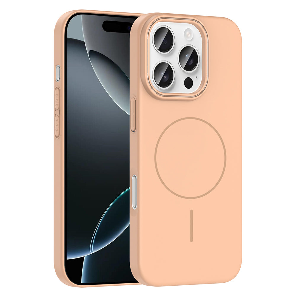 Apple iPhone 16 Pro Max Kılıf M-safe Şarj Özellikli Zore Ruby Sert Kapak