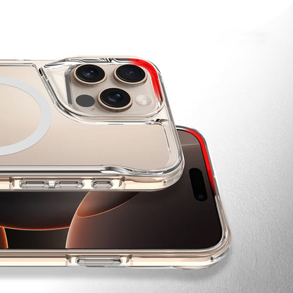 Apple iPhone 16 Pro Max Kılıf M-safe Şarj Özellikli Zore T-Max Standlı Kapak