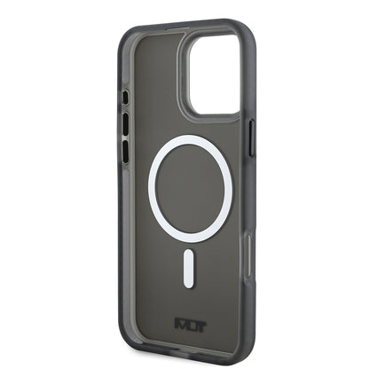 Apple iPhone 16 Pro Max Kılıf TUMI Orjinal Lisanslı M-safe Şarj Özellikli Airbagli Buzlu Transparan Kapak