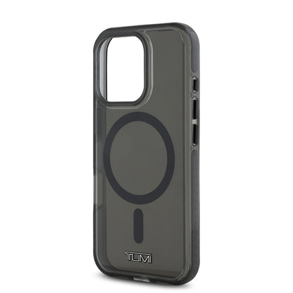 Apple iPhone 16 Pro Max Kılıf TUMI Orjinal Lisanslı M-safe Şarj Özellikli Airbagli Transparan Kapak