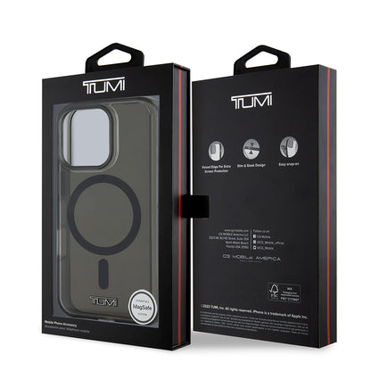 Apple iPhone 16 Pro Max Kılıf TUMI Orjinal Lisanslı M-safe Şarj Özellikli Airbagli Transparan Kapak