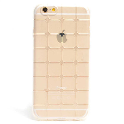 Apple iPhone 6 Kılıf Zore Kare Kabartmalı Silikon