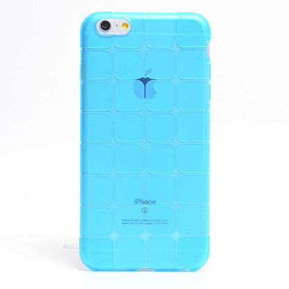 Apple iPhone 6 Plus Kılıf Zore Kare Kabartmalı Silikon