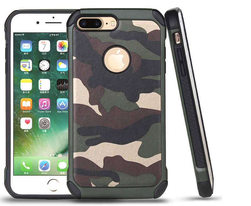 Apple iPhone 7 Plus Kılıf Zore Army Silikon Kapak