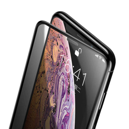 Apple iPhone XS Max 6.5 Zore Anti-Dust Privacy Temperli Ekran Koruyucu
