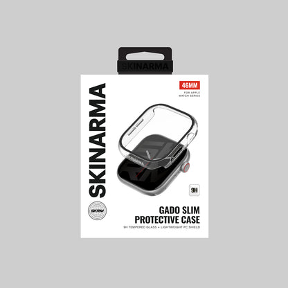 Apple Watch 10 46mm Skinarma Gado Sert Silikon Kasa ve Ekran Koruyucu