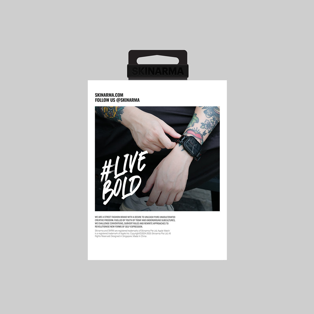 Apple Watch 10 46mm Skinarma Gado Sert Silikon Kasa ve Ekran Koruyucu