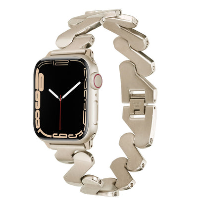 ​​​Apple Watch 42mm Kordon KRD-80 Metal Strap Kayış