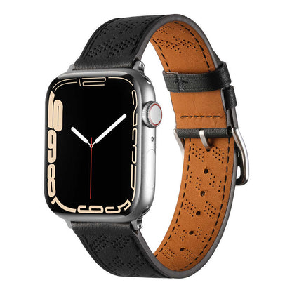 ​​​Apple Watch 7 41mm KRD-76 PU Deri Kordon Strap Kayış