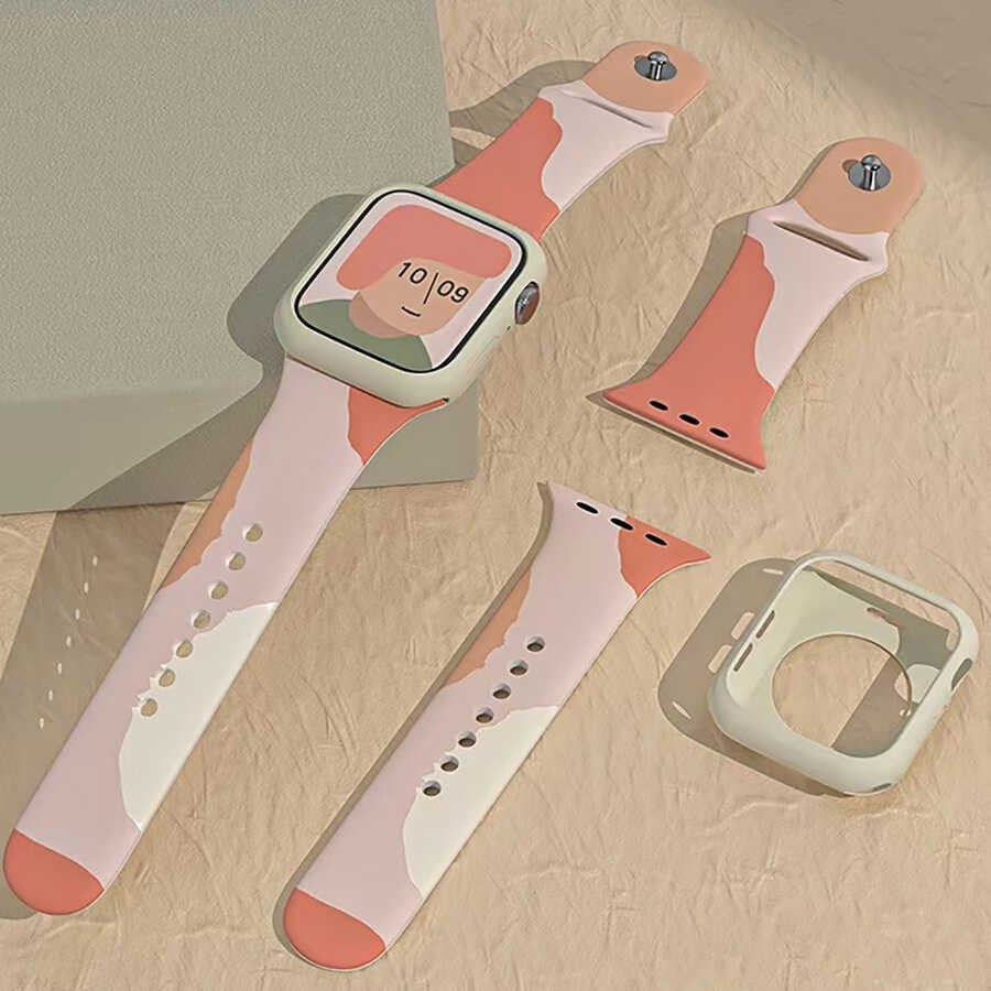 Apple Watch 7 45mm KRD-62 Silikon Kordon