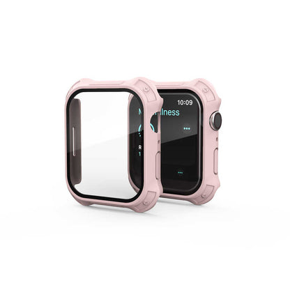 Apple Watch 7 45mm Tank Zırh Kasa ve Mat Görünümlü Ekran Koruyucu Zore Watch Gard 11