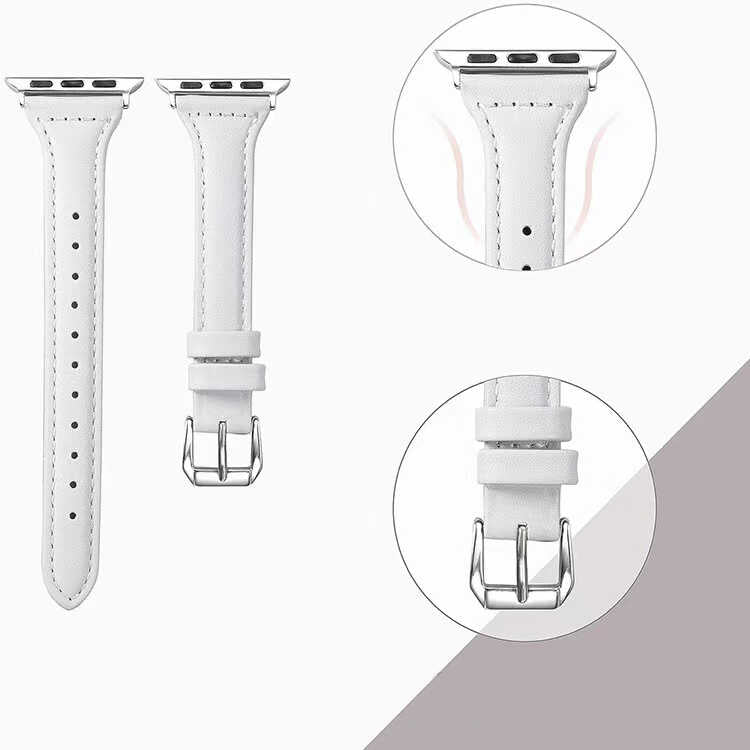 ​​​Apple Watch Ultra 49mm Kordon KRD-28 Deri Strap Kayış