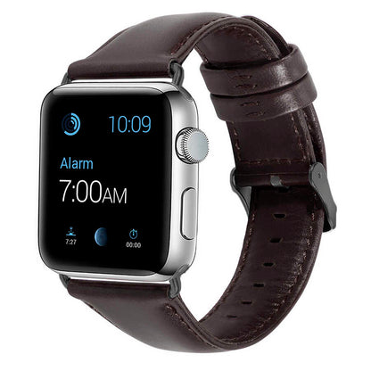 ​​​Apple Watch Ultra 49mm Kordon Luxury Leather Deri Strap Kayış