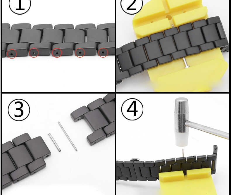 ​​​Apple Watch Ultra 49mm Kordon Mat Seramik Metal Strap Kayış