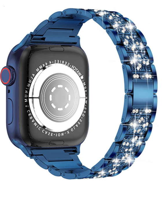 Apple Watch Ultra 49mm Kordon Wiwu Three Beads Set Auger Metal Strap Kayış