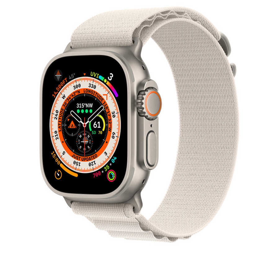 Apple Watch Ultra 49mm Kordon Wiwu WU-01 Hasır Örgü Strap Kayış