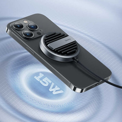 Benks MFM01 MFI Sertifikalı Standlı 15W Hızlı Şarj Özellikli M-safe PD Wireless Şarj Aleti