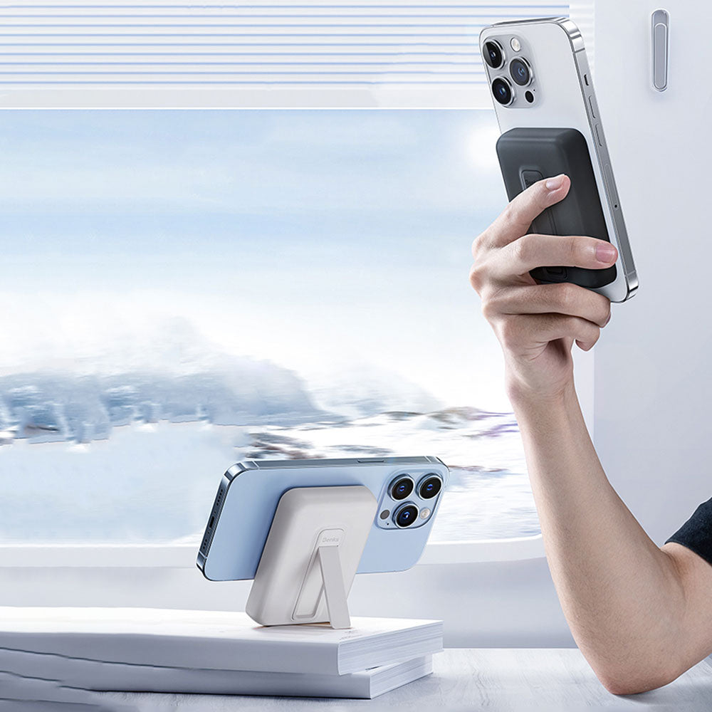 Benks MP09 M-safe Magnetik Standlı İnce Tasarımlı Powerbank 6000mAh