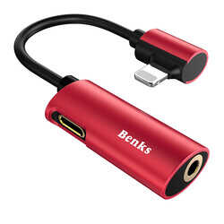 Benks U40 2 in 1 Lightning Audio Adaptör