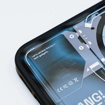 iPhone 15 Pro Kılıf Özelleştirilebilir 3 Fonksiyonlu Bluetooth Bağlantılı Bitmo Lab Bangcase Akıllı M-safe Kapak