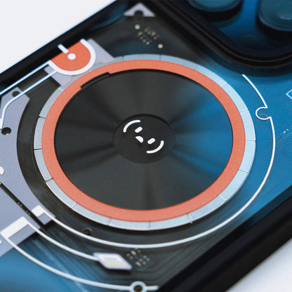 iPhone 15 Pro Kılıf Özelleştirilebilir 3 Fonksiyonlu Bluetooth Bağlantılı Bitmo Lab Bangcase Akıllı M-safe Kapak