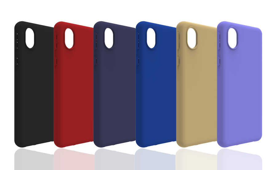 Galaxy A01 Core Kılıf Zore Biye Silikon