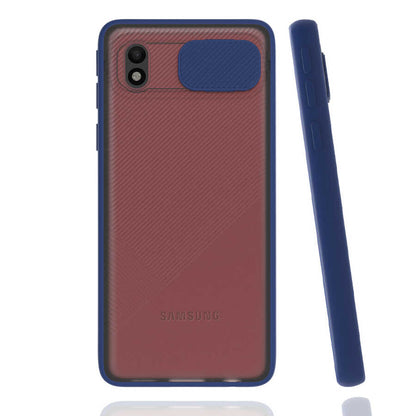 Galaxy A01 Core Kılıf Zore Lensi Kapak